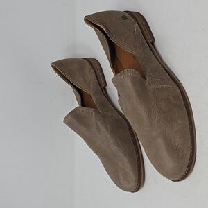 Lucky Brand Ellopy Taupe Leather Color Loafers Women's Size 9